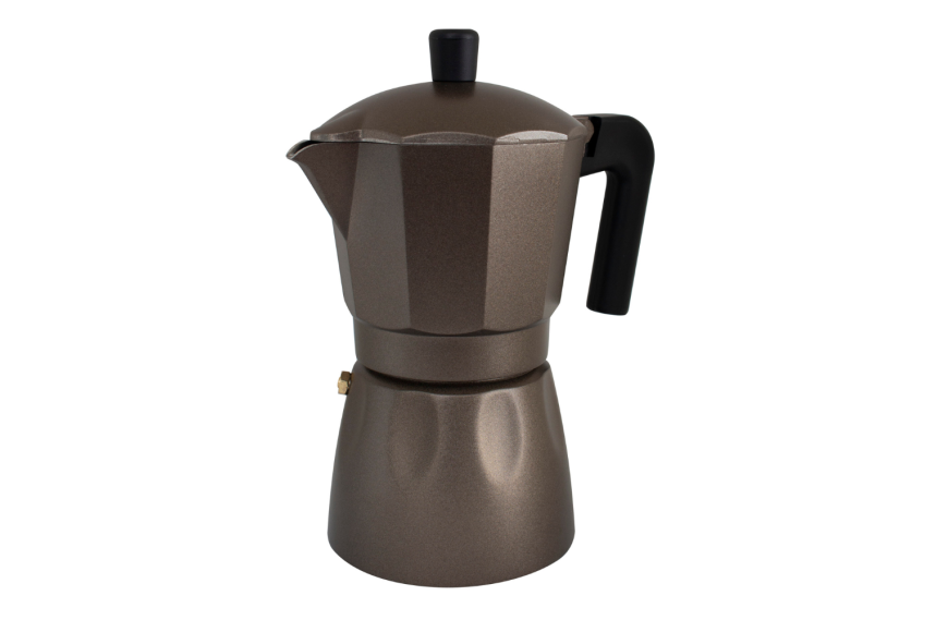 Cafetière percolateur 6 tasses Eurotrail en aluminium pour camping et outdoor