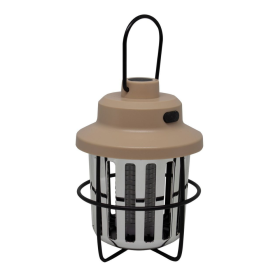 Lampe anti-moustiques rechargeable Eurotrail avec LED UV et effet flamme pour camping et extérieur