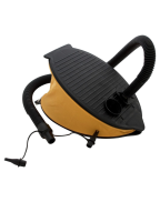 Gonfleur à pied 3L Eurotrail avec 3 embouts et double valve pour équipements de camping