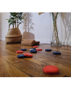 jeu de palets en silicone Silicon' Palet avec boîte en liège