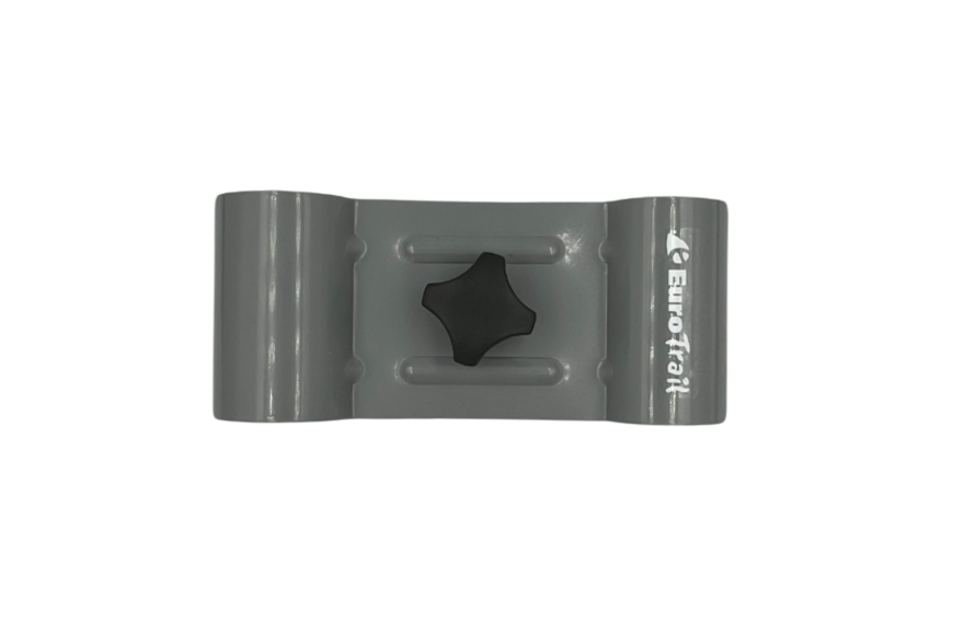 Adaptateur Eurotrail pour fixer un sèche-linge rotatif sur roue jockey de caravane