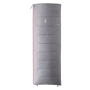 Sac de couchage OLERON WILSA OUTDOOR gris et rouge léger pour camping et été