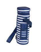 Porte-bouteille isotherme marinière 1.5L TRIGANO avec sangle réglable﻿