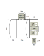 Chambre annexe à armature SEQUOIA TRIGANO installée sur auvent de caravane pliante﻿