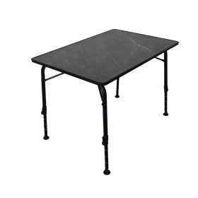 Table de camping pliante NID D’ABEILLE TRIGANO 100 x 70 cm, plateau waterproof et armature aluminium