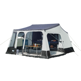 Caravane pliante JAMETIC ECO TRIGANO écoresponsable avec auvent