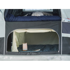 Chambre sous plateau caravane pliante Raclet couchage supplémentaire Safari Sequoia