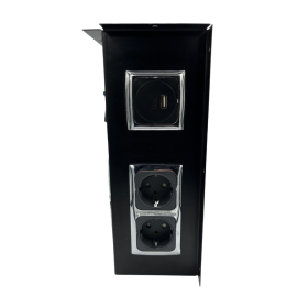 Kit boîtier électrique caravane pliante TRIGANO bloc multiprise 220V USB