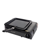 Réchaud à gaz camping sécurisé CADAC Van Cook Pro FFD avec plancha et grille BBQ