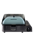 Réchaud à gaz camping sécurisé CADAC Van Cook Pro FFD avec plancha et grille BBQ