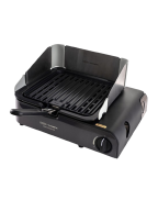 Réchaud à gaz camping sécurisé CADAC Van Cook Pro FFD avec plancha et grille BBQ