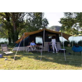 Pare-soleil pour caravane pliante CAMPTRAIL TRIGANO coton 375x220x240 cm