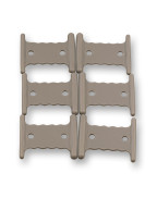 Clips coulissants avec crochet S DWS pour rail d’auvent et tente de camping