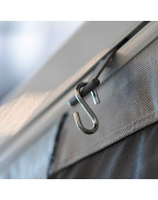 Clips coulissants avec crochet S DWS pour rail d’auvent et tente de camping