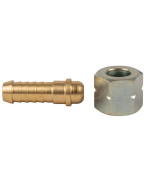 Embout tétine filetage Allemand Ø1.2 mm pour raccord tuyau gaz barbecue plancha réchaud