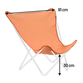 Toile de rechange Pop Up XL Lafuma en Airlon pour fauteuil design intérieur et extérieur