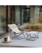 Repose pieds Lafuma BeComfort NEXT pliant confortable pour jardin et terrasse
