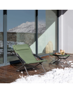Repose pieds Lafuma BeComfort NEXT pliant confortable pour jardin et terrasse