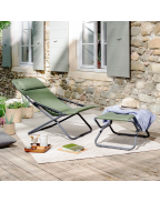 Repose pieds Lafuma BeComfort NEXT pliant confortable pour jardin et terrasse