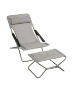 Repose pieds Lafuma BeComfort NEXT pliant confortable pour jardin et terrasse