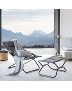 Repose pieds Lafuma BeComfort NEXT pliant confortable pour jardin et terrasse