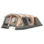 Tente gonflable AIRSPACE 470 TC 6 places Bardani avec auvent et chambres modulables pour camping familial