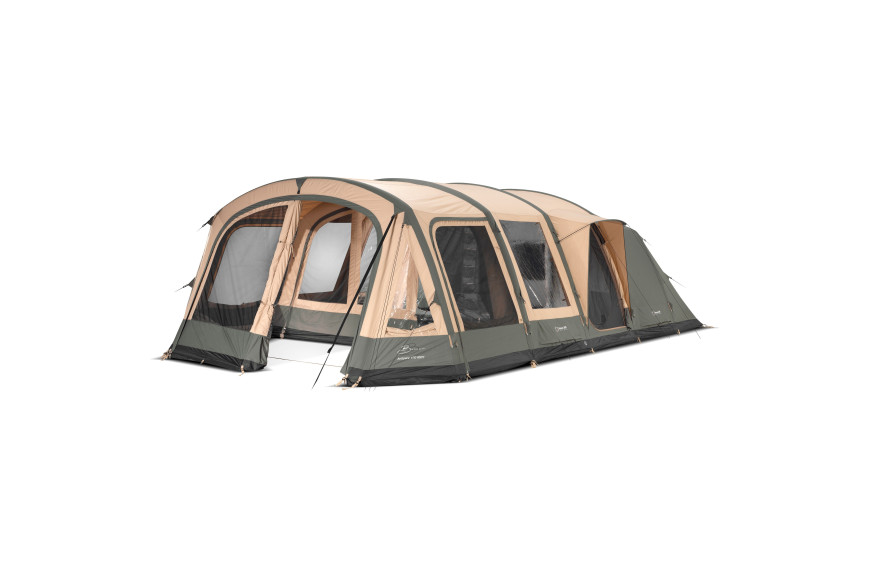 Tente gonflable AIRSPACE 470 TC 6 places Bardani avec auvent et chambres modulables pour camping familial
