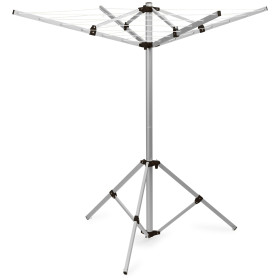 Étendoir à linge pliable rotatif PEGASUS 4 branches DWS pour séchage extérieur stable