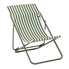 Transat de jardin pliant Maxi Transat Airlon Lafuma avec assise large et 4 positions de réglage.