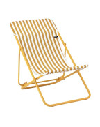 Transat de jardin pliant Maxi Transat Airlon Lafuma avec assise large et 4 positions de réglage.