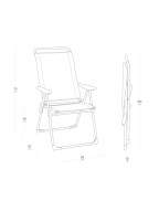 Fauteuil pliant ALU CHAM Batyline® Iso - LAFUMA MOBILIER
