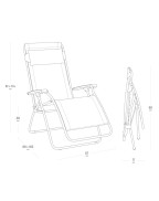 Fauteuil Relax R CLIP Batyline®Iso - LAFUMA MOBILIER