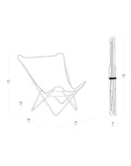 Fauteuil pliant POP UP XL Airlon - LAFUMA MOBILIER