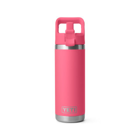 Gourde YETI Rambler 532 ml rose tropical en inox 18/8 avec paille et isolation double paroi