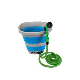 Seau pliable avec pompe intégrée 15L TRIGANO