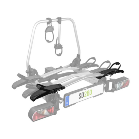 Extension 3ème vélo EUFAB SD260 rail aluminium avec support antivol