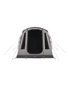 Tente tunnel 3 places Kampa Sandwood en polyester 75D avec fenêtres et tapis de sol cousu.