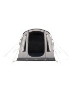Tente tunnel 3 places Kampa Sandwood en polyester 75D avec fenêtres et tapis de sol cousu.