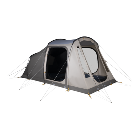 Tente tunnel 3 places Kampa Sandwood en polyester 75D avec fenêtres et tapis de sol cousu.