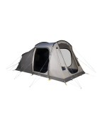 Tente tunnel 3 places Kampa Sandwood en polyester 75D avec fenêtres et tapis de sol cousu.