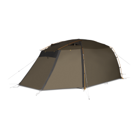 Tente technique 3 places Kampa Mossborn-K en polyester silicone avec arceaux aluminium.