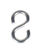 Lot de 10 crochets S 24 x 20 mm CAO pour tentes et auvents