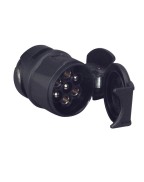 mini adaptateur 13 broches vers 7 broches pour remorque caravane compact et résistant