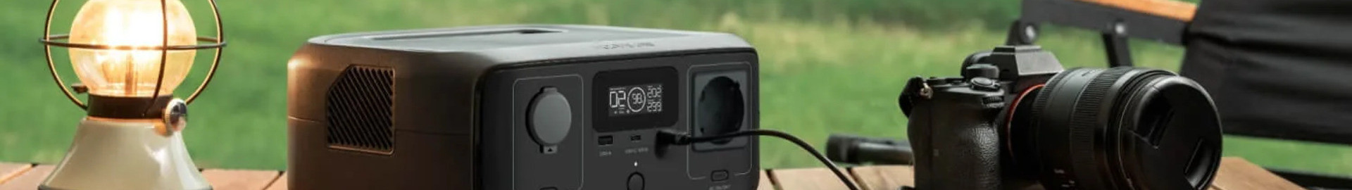 Station d’énergie portable EcoFlow – Batteries rechargeables pour camping, van et maison