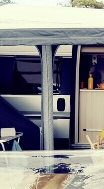 Auvent indépendant de Van aménagé BIVOUAC CAR de chez TRIGANO - Latour  Tentes et Camping