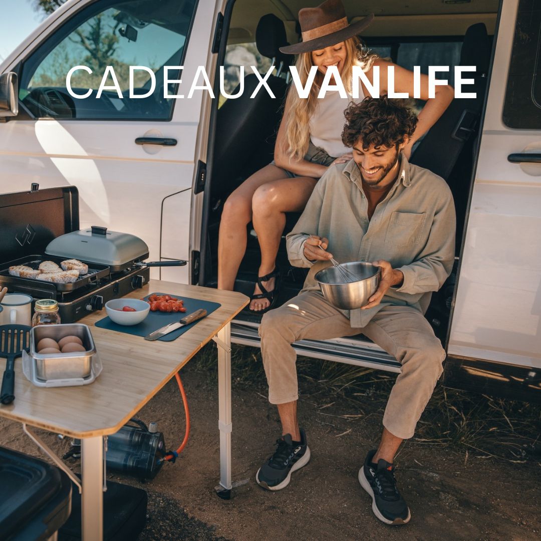 cadeau de noel camping-car vanlife et bivouac