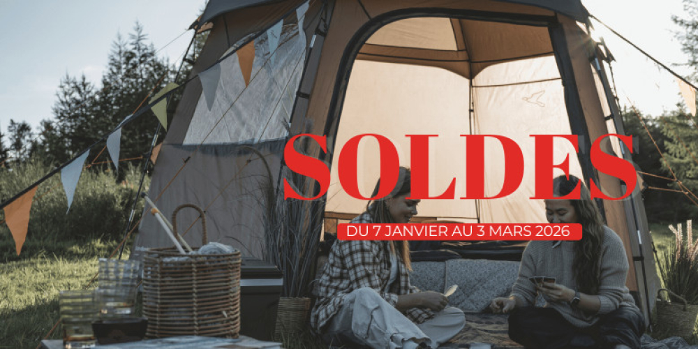 SOLDES D’HIVER 2026 : L’essentiel du matériel de camping à prix réduit
